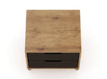 Nuuk II Night Table Set of 2 - Nature/Textured Grey