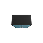 Lunde Storage Cabinet - Matte Black/Aqua Blue - Set of 2