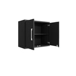 Lunde Floating Garage Cabinet - Matte Black - Set of 2
