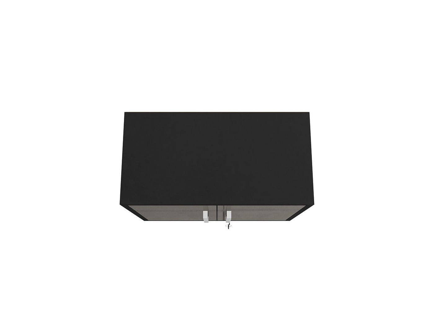 Lunde Floating Garage Cabinet - Matte Black/Grey - Set of 2