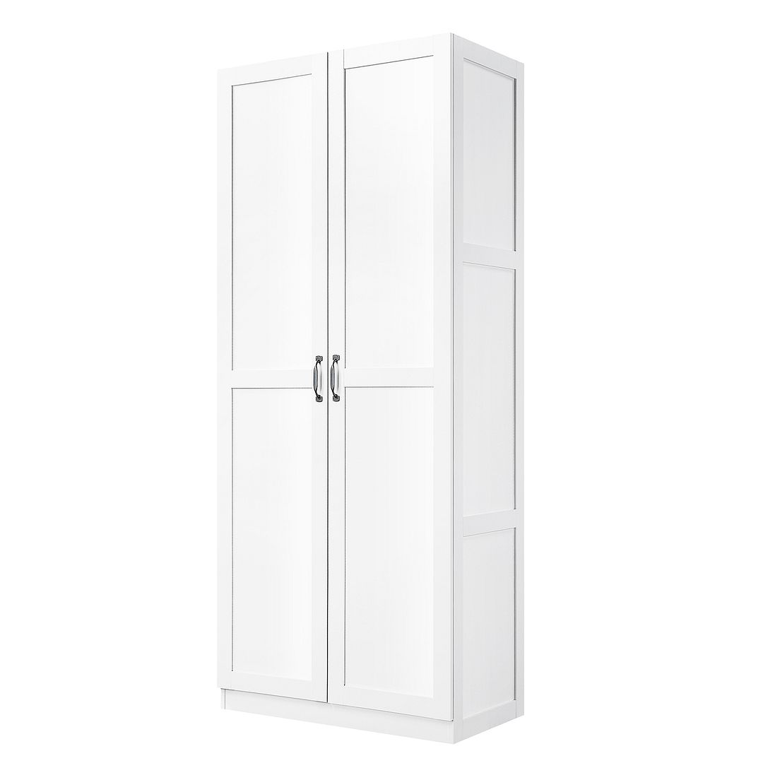 Klinte Storage Closet - White - Set of 2
