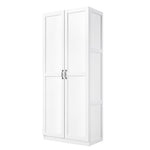Klinte Storage Closet - White - Set of 2