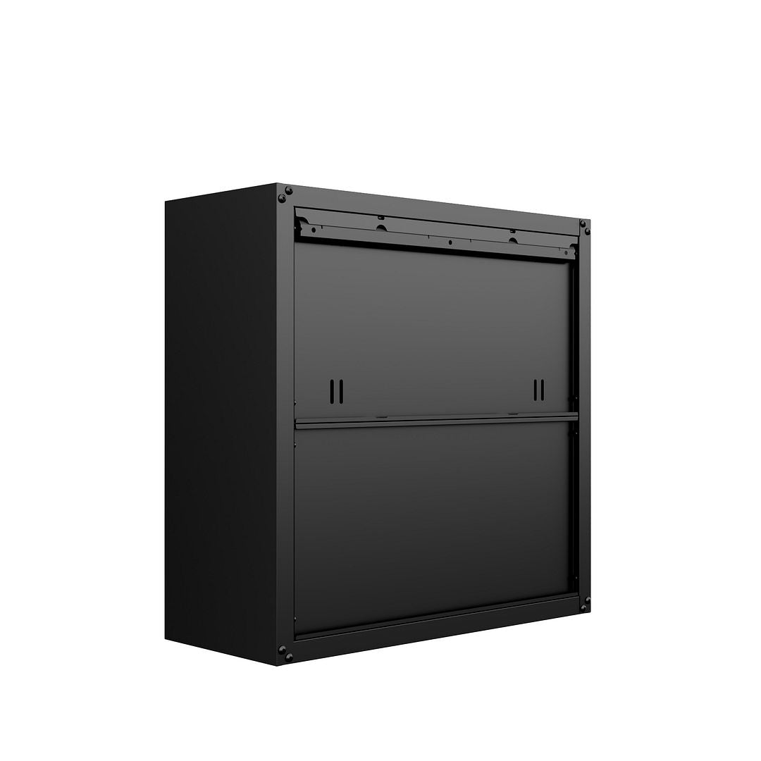 Maximus Floating Garage Cabinet - Charcoal Grey - Set of 2