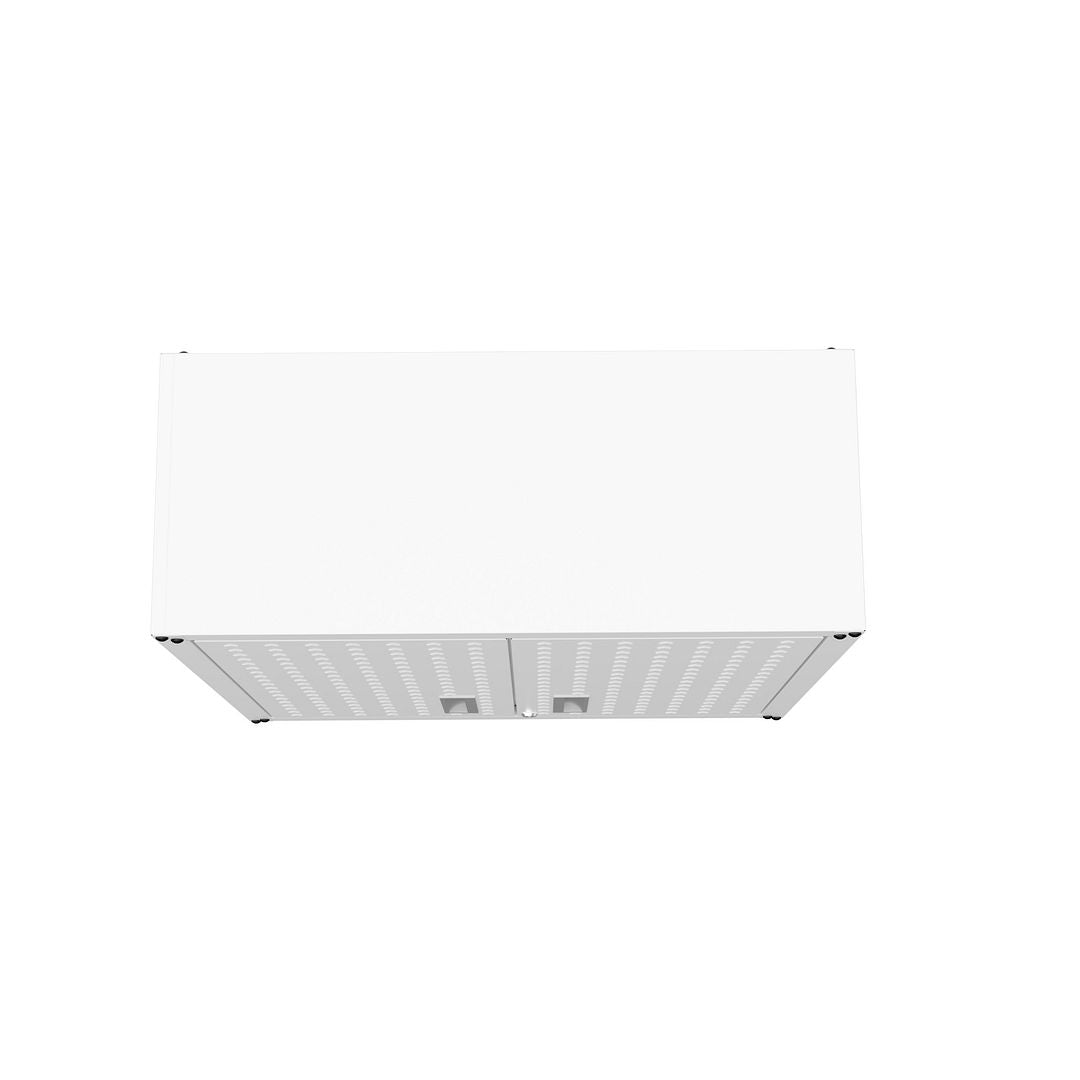Maximus Floating Garage Cabinet - White - Set of 2