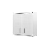 Maximus Floating Garage Cabinet - White - Set of 2