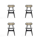 Oliver Dining Chair - Black/Grey - Set of 4