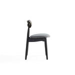 Oliver Dining Chair - Black/Grey - Set of 4