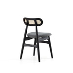 Oliver Dining Chair - Black/Grey - Set of 4