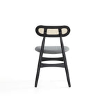Oliver Dining Chair - Black/Grey - Set of 4