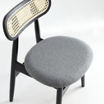 Oliver Dining Chair - Black/Grey - Set of 4