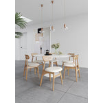 Oliver Dining Chair - Nature/Oatmeal - Set of 4