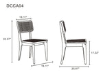 Stensby Dining Chair - Black/Natural Cane - Set of 4