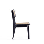 Stensby Dining Chair - Black/Natural Cane - Set of 4