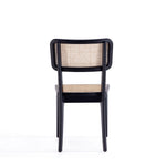 Stensby Dining Chair - Black/Natural Cane - Set of 4