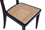 Stensby Dining Chair - Black/Natural Cane - Set of 4