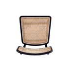 Stensby Dining Chair - Black/Natural Cane - Set of 4