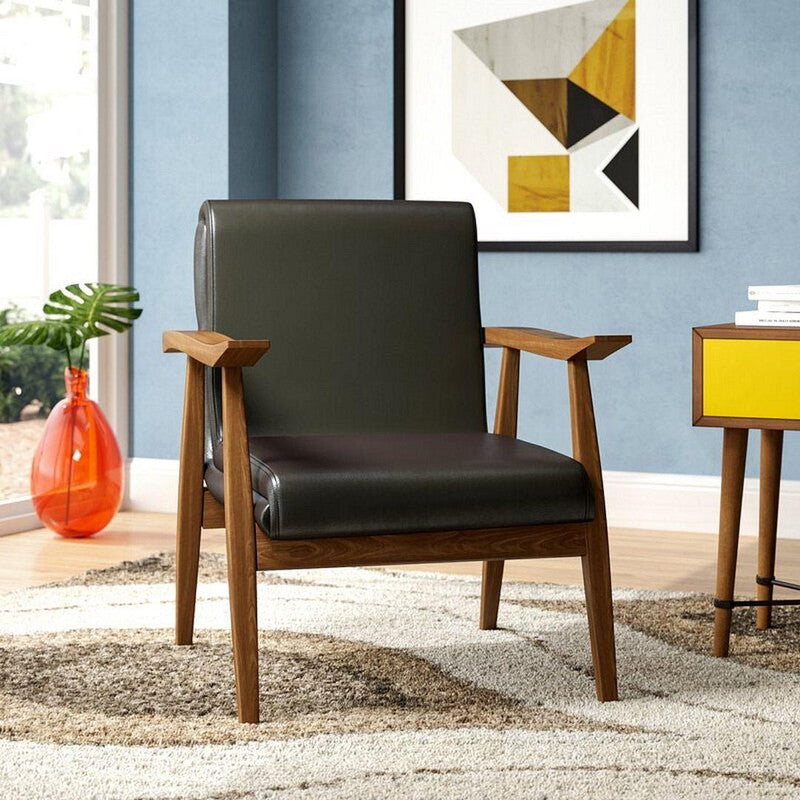 Ouidah Loveseat and Armchair Set - Black