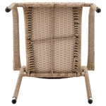 Nueces Stackable Outdoor Dining Chair - Set of 2 - Nature Tan Weave