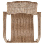Nueces Stackable Outdoor Dining Chair - Set of 2 - Nature Tan Weave
