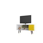Lekedi 53" TV Stand - White/Yellow