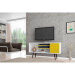 Lekedi 53" TV Stand - White/Yellow
