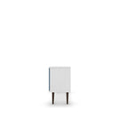 Lekedi 53" TV Stand - White/Aqua Blue