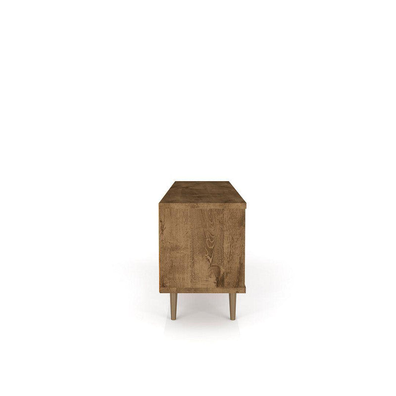 Lekedi 63" TV Stand - Rustic Brown/3D Brown Print