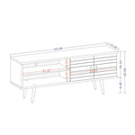 Lekedi 63" TV Stand - White