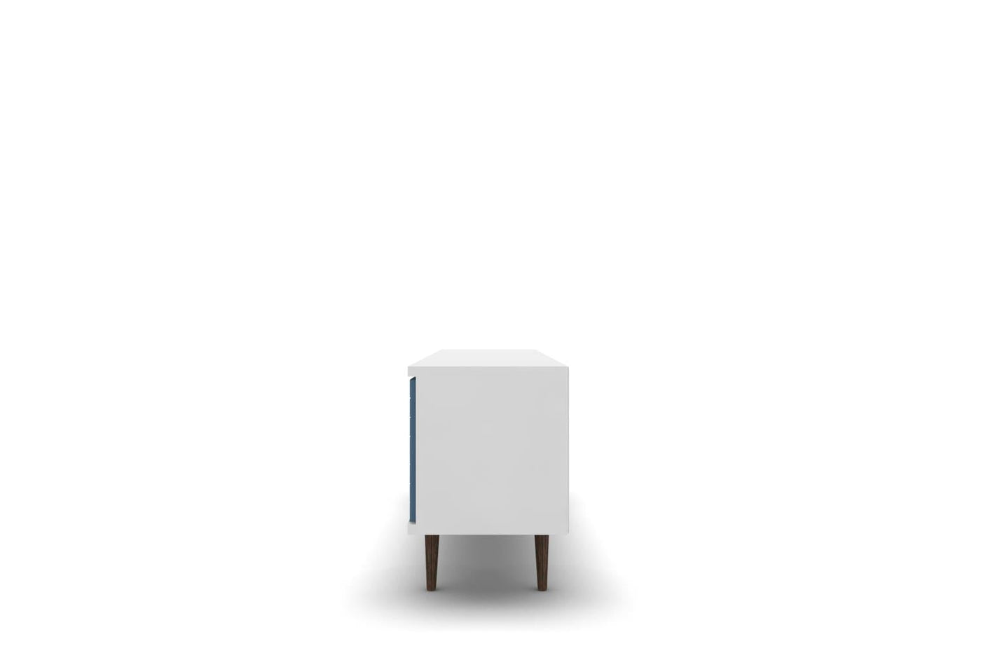 Lekedi 63" TV Stand - White/Aqua Blue