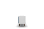 Lekedi 63" TV Stand - White/Aqua Blue