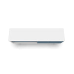 Lekedi 63" TV Stand - White/Aqua Blue