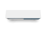 Lekedi 63" TV Stand - White/Aqua Blue