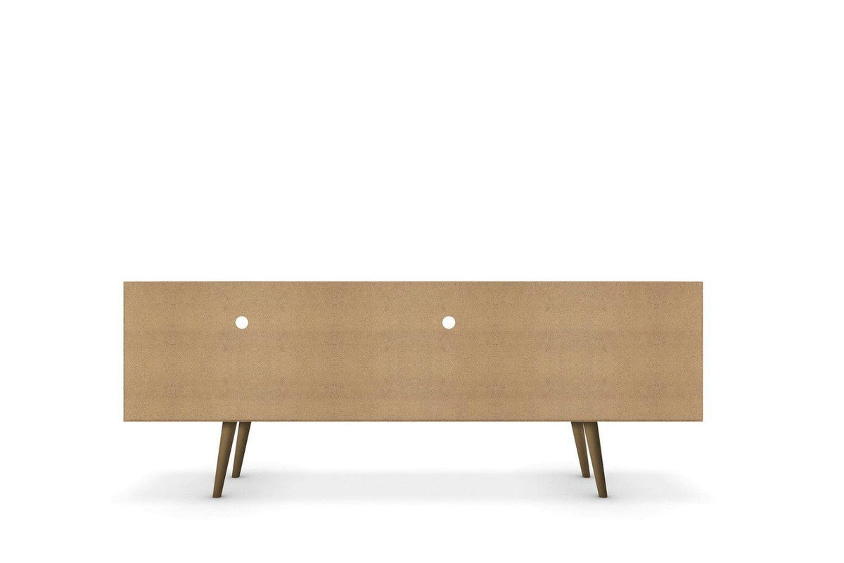 Lekedi 71" TV Stand - Rustic Brown/3D Brown Print