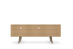 Lekedi 71" TV Stand - Rustic Brown/3D Brown Print