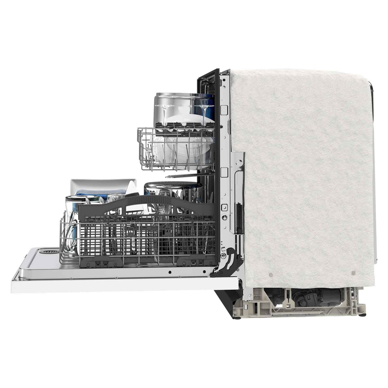 Maytag 24" White dishwasher with Dual Power filtration (50 dBA) - MDB4949SKW