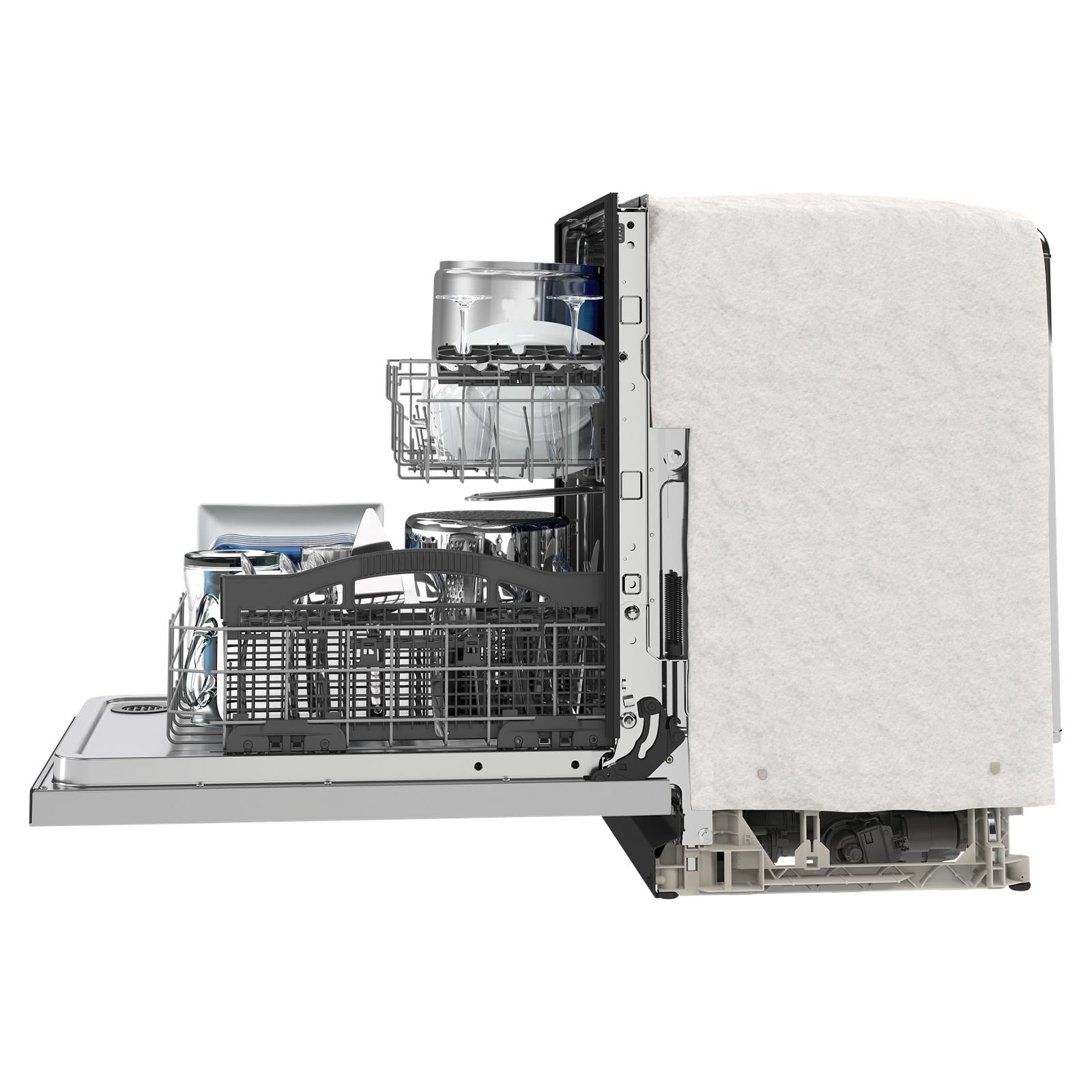 Maytag 24" Fingerprint Resistant Stainless Steel dishwasher with Dual Power filtration (50 dBA) - MDB4949SKZ