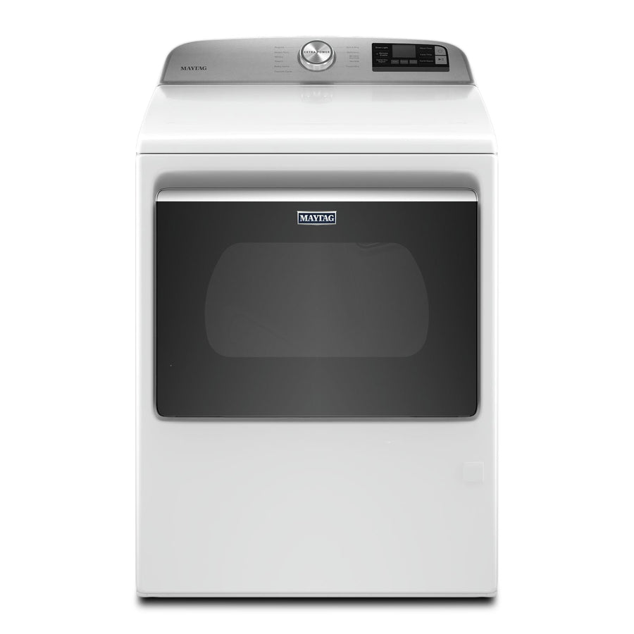 Maytag White Smart Gas Dryer (7.4 cu.ft.) - MGD6230HW