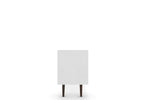 Lekedi 71" TV Stand - White/Aqua Blue
