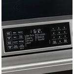GE Café Stainless Steel 30" Electric Double Oven Range with Built-in Wifi and No-Preheat Air Fry (6.7 Cu. Ft) - CCES750P2MS1