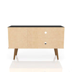 Lekedi 42" TV Stand - Rustic Brown/Aqua Blue