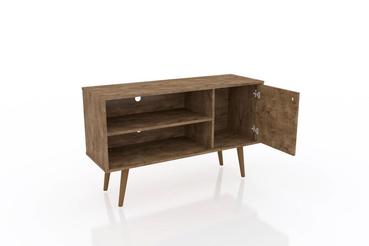 Lekedi 42" TV Stand - Rustic Brown/3D Brown Print