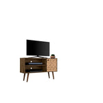 Lekedi 42" TV Stand - Rustic Brown/3D Brown Print