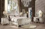 Escalera Queen Bed - Bone White