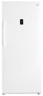L2 White Upright Freezer and Convertible Fridge (21 Cu. Ft) - LRU21B6AWW