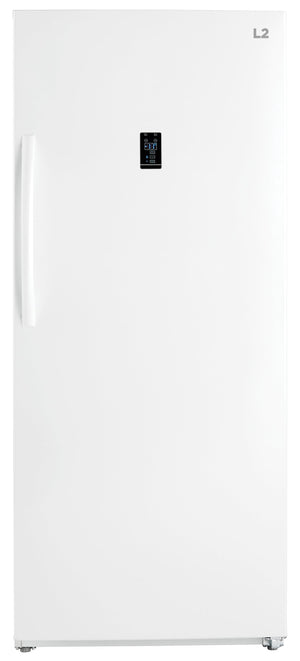 L2 White Upright Freezer and Convertible Fridge (21 Cu. Ft) - LRU21B6AWW