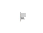 Oraibi Floating TV Stand - White