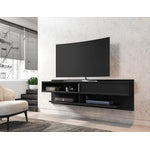 Oraibi Floating TV Stand - Black