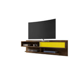 Oraibi Floating TV Stand - Rustic Brown