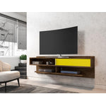 Oraibi Floating TV Stand - Rustic Brown