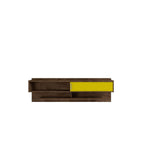 Oraibi Floating TV Stand - Rustic Brown